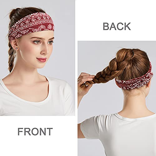 Diademas Yonuf Boho Para Mujer, Diadema Ancha A La Moda, Yog