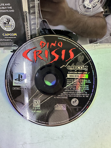 Dino Crisis | Ps1 Play Station 1 Completo Con Demo Re3 (Usado)