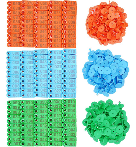 Junniu 300 Etiquetas De Oreja De Cabra Para Ovejas, Cerdos,