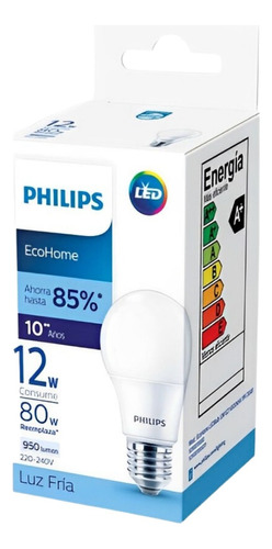 Foco Led Philips 12w Ecohome / Pack 10 Unidades