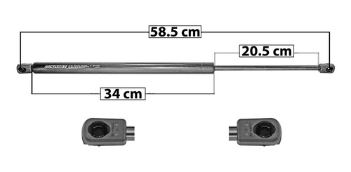 Amortiguador 5a Puerta Izq O Der Chevrolet S10 Blazer 95-04