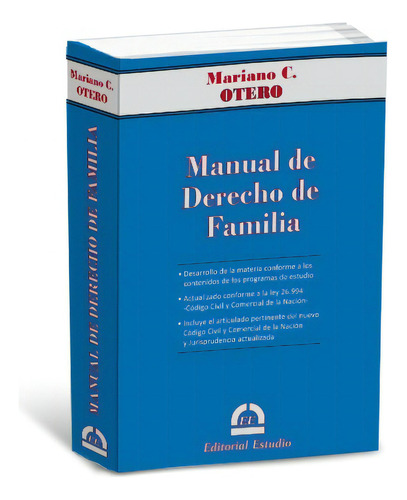 Manual De Derecho De Familia - Mariano Otero