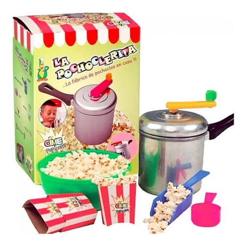 Juego Cocina Pochoclera Olla Jueguete Niños Accesorios 