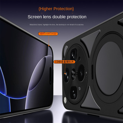 Funda Para Oppo Find X8 Pro X8s+ X8ultra Find X7 X8 Ultra, Carcasa Trasera De Aleación Dura Con Forma De Anillo Con Soporte Magnético