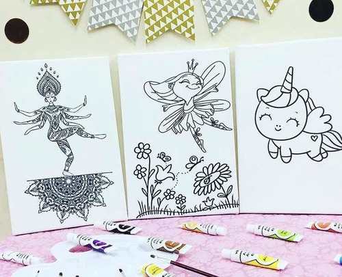 Imagen 4 de 4 de Lienzos Para Pintar ,personalizados 20x30 Cm