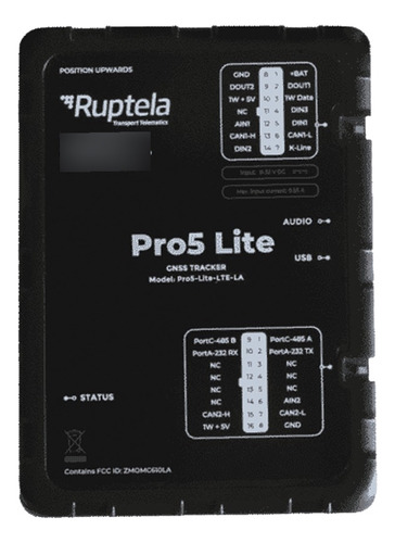 Pro5lite  Localizador 4g Lte / Sensores Bluetooth Ruptela