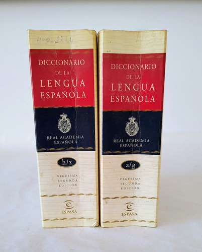 Diccionario 2 Tomos De La Rae Edición 2012 (Usado)