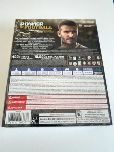 Imagen 3 de 5 de Pes 2019 David Beckham Edition Pro Evolution Soccer Ps4 Nuev