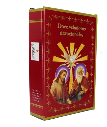 Velas Veladoras Divina Providencia Aroma 12 Velas 1 Vaso