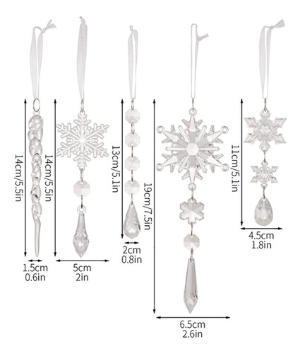 Adornos Navideños De Copo De Nieve Adornos De Copo De Nieve