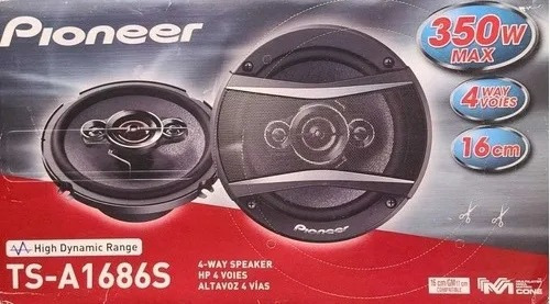  Parlante Pioneer Ts-a1686s   350w Tweeters De 4 Vías 