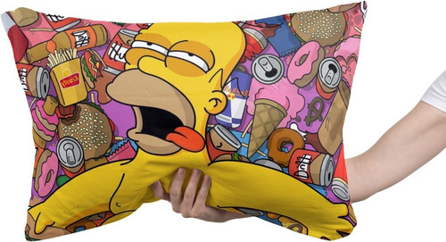 Cojin Almohada Homero Ebrio Los Simpson Diseño Unico Hogar