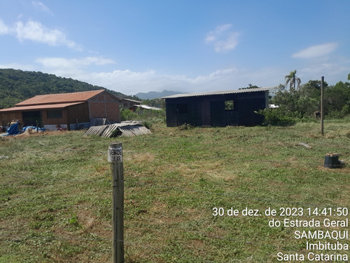 Terreno 20x25 Pra Vender Com Galpão3x6 Localizado Em Imbitub