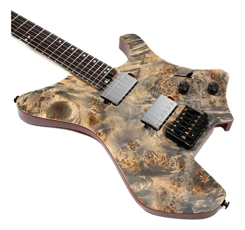 Guitarra Headless Eart Gw2 Headless Aco Inox Compacto
