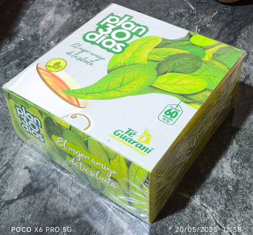 Te Guaraní Plan 30 Días En Saquitos X 60 Unidades 100% Natur