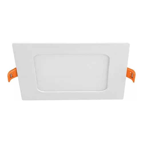 Plafón / Panel Led De Embutir Cuadrado 9w Luz Fría I Nido