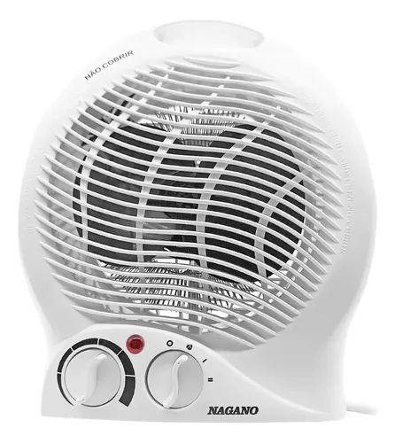 Aquecedor Ventilador Elétrico De Ambiente 1500w 2 Em 1