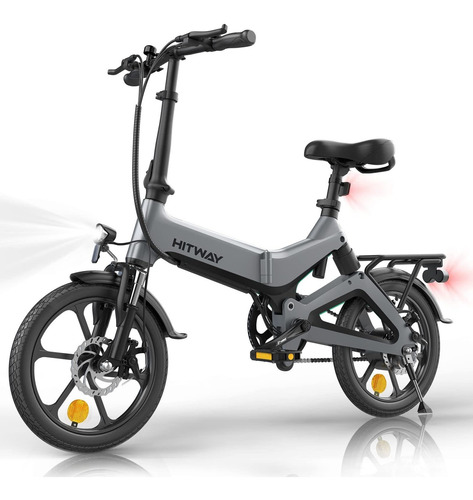 Hitway Bicicleta Electrica Para Adulto Ligera Bateria 36