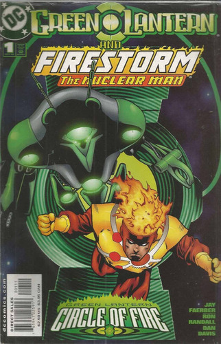 Green Lantern And Firestorm N° 01 - Em Inglês - Editora Dc - Formato 17 X 26 - Capa Mole - 2000 - Bonellihq 1 Cx02 Abr24