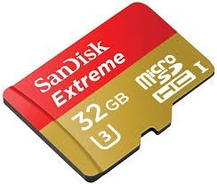 Imagen 2 de 7 de Memoria Sandisk Extreme 32gb Gopro 4k Full Hd C 10 U3 100mbs