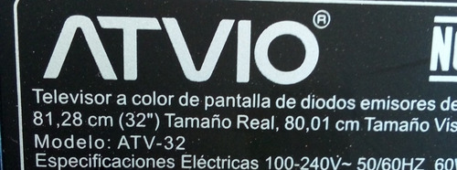 Main Atvio Atv-32 Tp.ms3393.pb818 (Usado)
