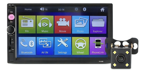 Radio Auto 7 Touch Video Mp5 +camara Retroceso