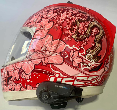 Casco Integral Mujer Icon Alliance Con Intercomunicador!!!