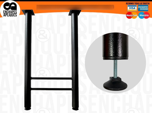 Imagen 3 de 4 de Base Pata Costado Escritorio Color Según Disponibilidad