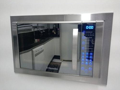 Moldura Inox Para Móvel Microondas Brastemp Bmg45 Beial 5cm