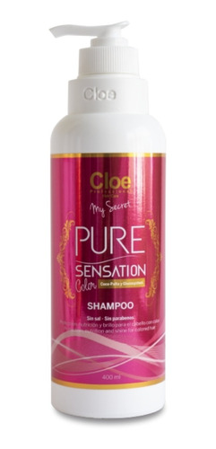 Shampoo Cloe Pure Sensation Color Professional Sin Sal 