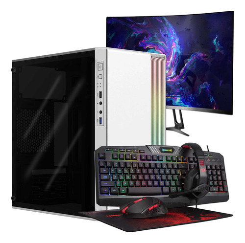 Kit Pc Gamer Monitor 23.8 Ryzen 5 5600gt Ram 32gb Ssd 1tb
