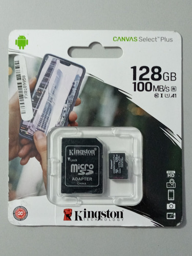 Memoria Micro Sd 128 Gb Clase 10 Kingston Original/selladas