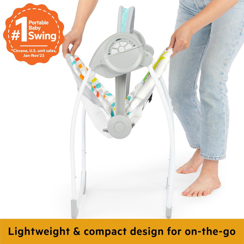 Bright Startful Paradise Portable Compact Automatic Baby Swi