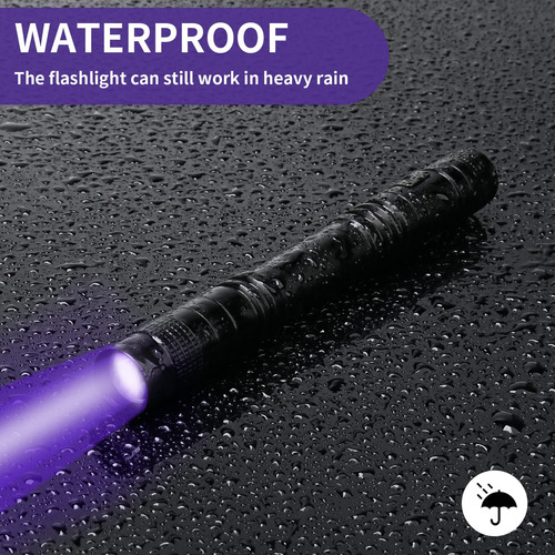 Lanterna Uv Black Light Cosoos 395nm Mini Pen À Prova D'água