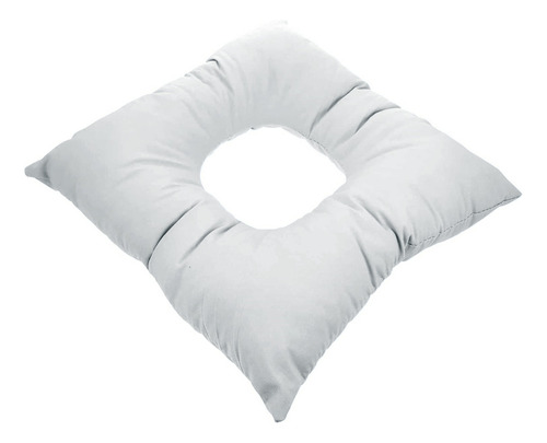 Almohadon Camilla Masajes Spa Tratamiento Boca Abajo Agujero Gris Liso