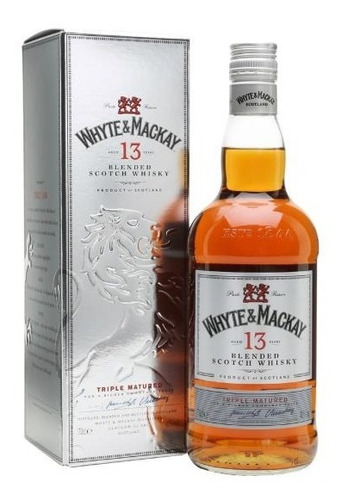 Whisky Whyte & Mackay 13 Años Con Estuche 700ml.