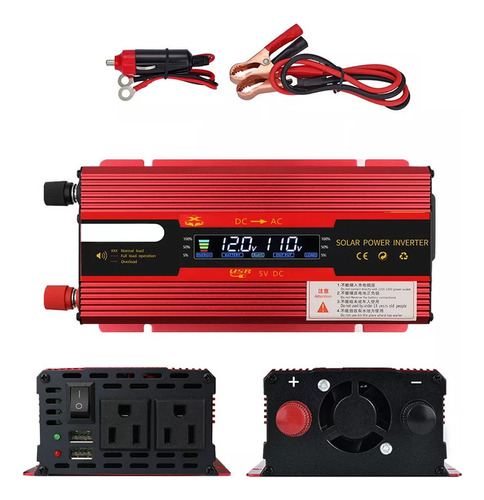 Inversor De Corriente Convertidor Para Auto 4000w- Dc12v/24v