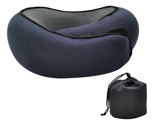 Cojín De Cuello De Viaje Suave Con