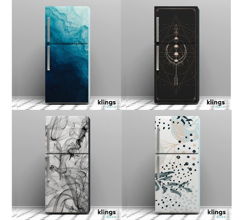 Imagen 7 de 9 de Vinilos Decorativos Para Heladera Plotter Heladeras