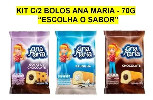 Bolinho Ana Maria Chocolate 70g - comper