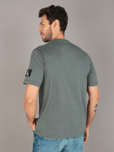 Polera Hombre Corte Clásico Regular Verde Calvin Klein