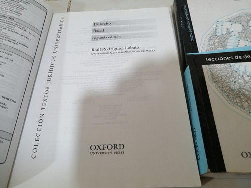Libro. Lecciones De Derecho Fiscal. + Derecho Fiscal (Usado)