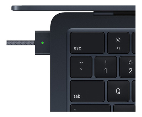 MacBook Air M2 2022 midnight 13.6", Apple M2 8GB de RAM 256GB SSD, Apple M2 10-Core GPU 2560x1664px macOS