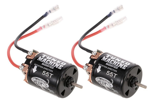 2 Unids Motor Escobillado 540 55t Alto Disipador De Calor De