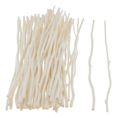 100 Varillas De Madera Rústica, Material De Carpintería