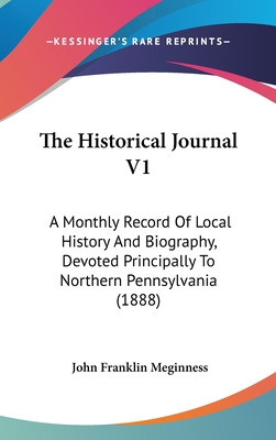 Libro The Historical Journal V1: A Monthly Record Of Loca...