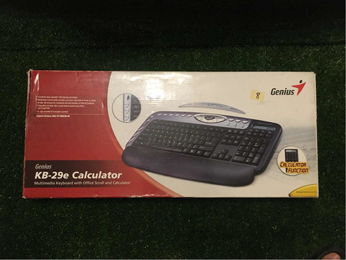 Teclado Genius Kb-29e  Mouse Scroll +calculadora Integrada