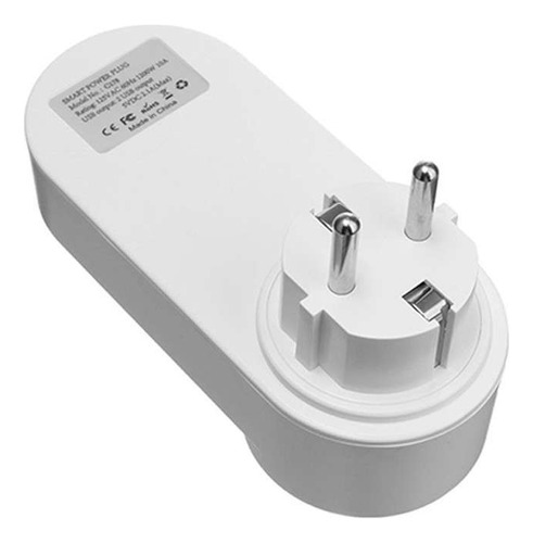 Enchufe + 2 Usb Inteligente Wifi App Google Home Alexa Tuya