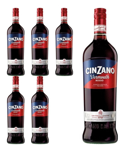 Aperitivo Cinzano Rosso X 950cc Caja X6. Quirino Bebidas 