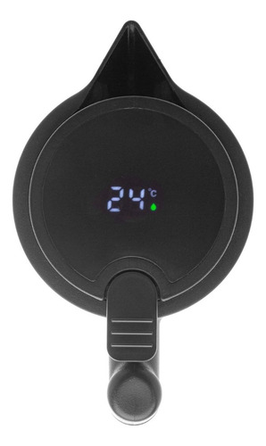 Garrafa Térmica Com Termômetro Digital Touch 1l Lyor Preta
